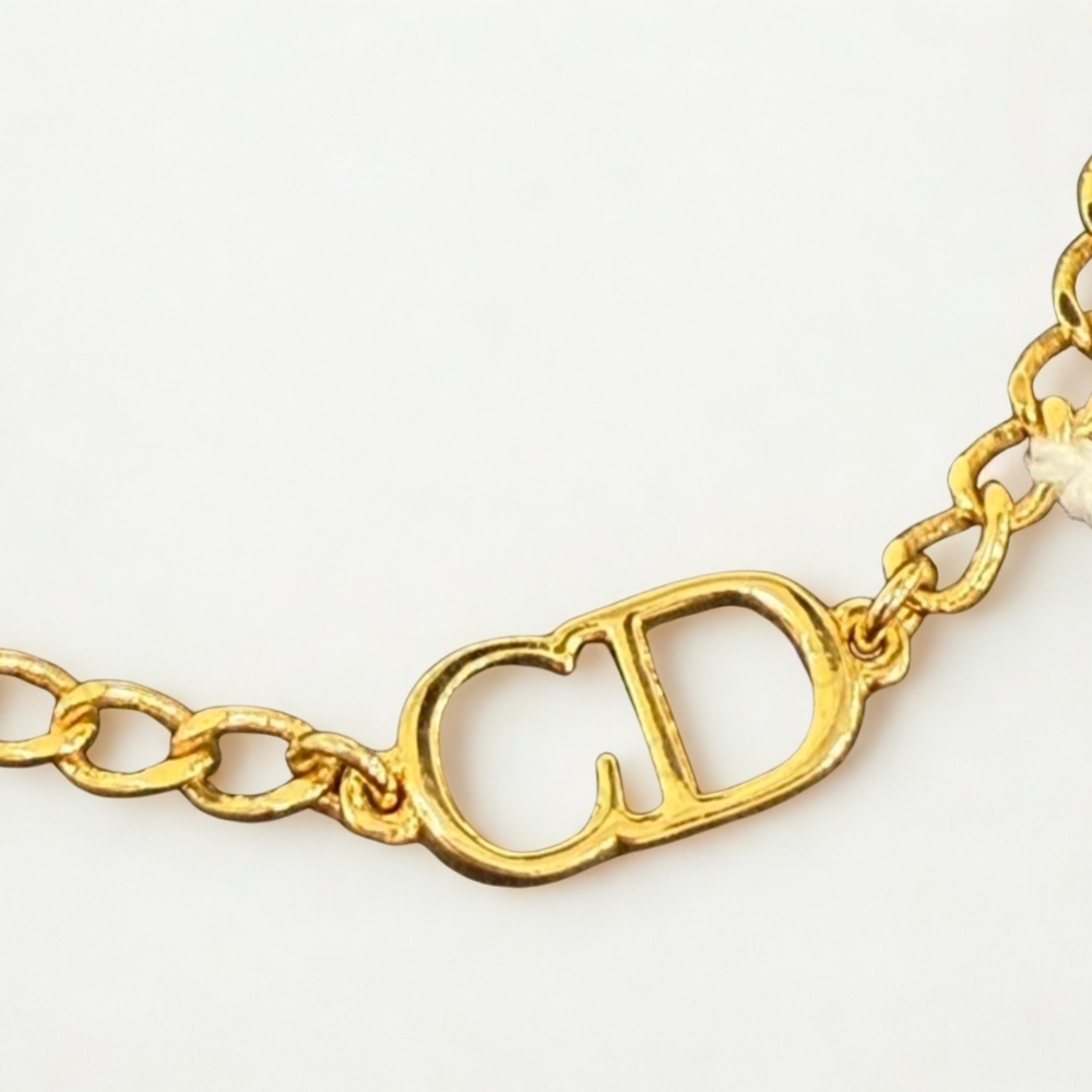 Dior Gold CD Chain Bracelet with CD Logo Clasp - Picture 2 of 5